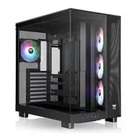 Thermaltake View 380 XL TG ARGB, Black, Mid Tower w/ TG Window, 4x 120mm ARGB Fans, USB-C, ATX / mATX / mITX
