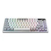 ASUS ROG Azoth 75% Form Factor OLED RGB Wireless Gaming Keyboard - Gunmetal White