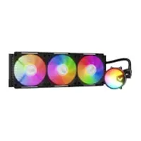 Valkyrie A360 AIO Hydro CPU Cooler, Black, ARGB, 3 x 120mm A12 ARGB fans, 4-Pin + 3-Pin, Intel / AMD