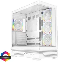 CiT Destiny White ATX ARGB Mid Tower Gaming Case - CSCITDESTINYWHT