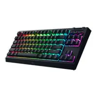 Razer BlackWidow V4 TKL Hyperspeed Keyboard, Razer Orange Gen-3 Switches, ABS Keycaps, Chroma RGB, USB-C, BT, 2.4GHz
