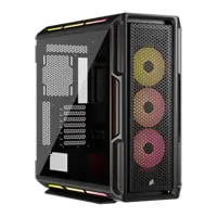 CORSAIR iCUE LINK 5000T LX, Black, RGB Mid-Tower, Tempered Glass, Reverse Connection, USB 3.2 Type-C, 3x LX120 Fans