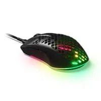 SteelSeries Aerox 3 Wired Mouse, TrueMove Core Sensor, IP54, 3-Zone RGB, 8500dpi, 6 Buttons, USB, Black