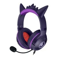 Razer Kraken Kitty V2 Headset Gengar Edition, 40mm TriForce Drivers, HyperClear Cardioid Mic, USB-A, Razer Chroma RGB
