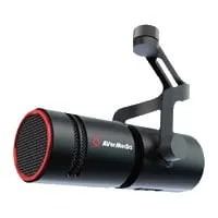 AVerMedia MIC 330 Live Streamer Dynamic Microphone, Cardioid, 50Hz ~ 18KHz, XLR, Black/Red