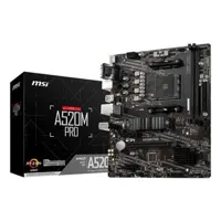 MSI A520M PRO AMD Ryzen DDR4 M-ATX Motherboard - Socket AM4