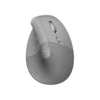 Logitech Lift Mouse - Right-handed Only - Bluetooth/Radio Frequency - USB Type A - Optical - 6 Button(s) - 4 Programmable Button(s) - Graphite