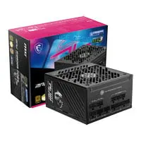 1250W MSI MPG A1250GS PCIe5, Fully Modular, 80PLUS Gold, PCIE 5.1, 104.1A, 135mm Fan, Quiet ATX 3.1 PSU