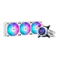 ASUS ROG STRIX LC III 360 ARGB LCD, White, 360mm All-In-One Hydro CPU Cooler, 3x 120mm ARGB Fans, Aura Sync, Intel/AMD