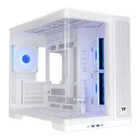 Thermaltake Arcus 280 TG ARGB Chassis, White, MicroATX Tower, 3x ARGB PWM Fans, USB-C, Back Connect, mATX / mITX