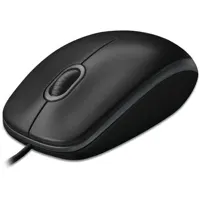 Logitech B100 Ambidextrous Optical USB Mouse - Black - 910-003357
