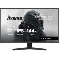 27" iiyama G-Master G2741HSU-B1 Monitor, IPS, 1920 x 1080, 8-Bit, 1ms, 144Hz, 1500:1, 350cd/m², HDMI / DP / USB