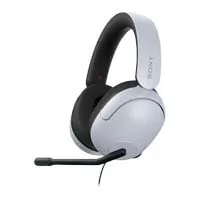 Sony INZONE H3 Wired Gaming Headphones, White, 360 Spatial Audio, Flip-Up Microphone, USB DAC, PC