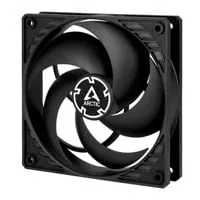 120mm Arctic P12, 5 Blade, Static Pressure Fan, 1800rpm, 56.3CFM, Fluid Dynamic Bearing, 3-Pin, Black