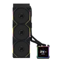 Lian Li Hydroshift II LCD-S 360TL Flex AIO Hydro CPU Cooler, Black, 3 x TL Flex Fans, 3.4" IPS Display, Intel / AMD