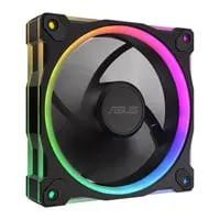 120mm ASUS Prime MR120 ARGB Fan, Black, 7 Blade, Sleeve Bearing, Upto 1600RPM, 58CFM, 21dBA, 4-pin PWM + 3-pin RGB