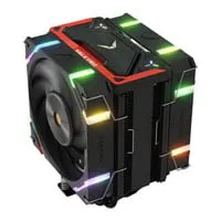 Valkyrie Surge SL125 Air CPU Cooler, Black, Single Tower, 6 Heatpipes, 2x 120mm X12 ARGB Fans, Aluminium / Copper