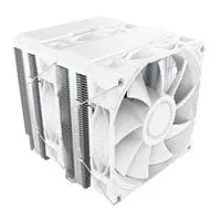 Montech NX600 CPU Cooler, White, Dual Tower, 6 Heatpipes, 2x 120mm PWM Fans, 2000RPM, 85.09CFM, Copper, Intel