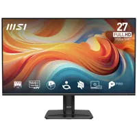 27" MSI PRO MP271 E14A Monitor, IPS, 1920x1080, 144Hz, AMD FreeSync, 1ms, HD Ready, HDMI 2.0 / DP 1.2a / VGA