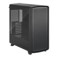Fractal Design Summit Blackout TG Chassis, Black, Mid Tower, 3x 140mm Fans, USB Type-C, Back-Connect, EATX - mITX