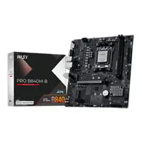 MSI PRO B840M-B, AMD B840, AM5, DDR5, PCIe 4.0, 2x M.2, 2.5GbE, USB 3.2 Gen1, AMD EXPO, mATX