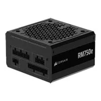750W CORSAIR RMe Series RM750e, Fully Modular, Cybenetics Gold, PCIe 5.1 Single Rail, 62.5A, 120mm Fan, ATX 3.1 PSU