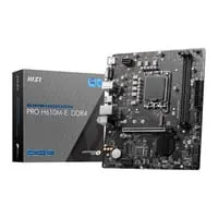 MSI PRO H610M-E DDR4, Intel H610, DDR4, SATA 6Gb/s, PCIe 4.0, M.2, Realtek RTL8111H GbE, USB 3.2 Gen1, HDMI/VGA, mATX