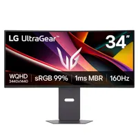 LG UltraGear™ G6 34G600A-B - 34-inch 160Hz WQHD Curved Gaming Monitor