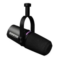 Shure - MV7i USB-C Dynamic Microphone with Integrated XLR & 1/4" Inputs for 2-Channel Recording