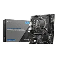 MSI PRO H610M-G DDR4, Intel H610, DDR4, SATA 6Gb/s, PCIe 4.0, M.2, Intel I219-V GbE, USB 3.2 Gen1, HDMI/VGA, mATX