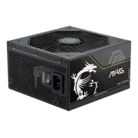 MSI MAG A1000PLS PCIE5 1000W 80 Plus Platinium ATX 3.1 Power Supply - Black