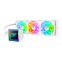 Thermaltake TH360 V3 ARGB AIO Hydro CPU Cooler, White, 3 x 120mm ARGB Fans, Infinity Mirror Display, Intel / AMD