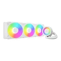 Arctic Liquid Freezer III Pro ARGB 420 AIO Hydro CPU Cooler, White, 3x140mm P14 Pro, 60mm VRM Fan, Intel/AMD