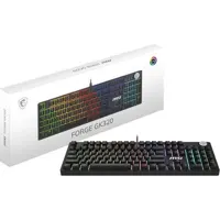 MSI FORGE GK320 RED UK Wired Mechanical Linear Switch Gaming Keyboard