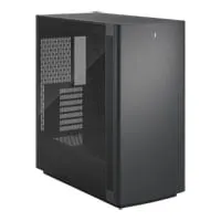 Fractal Design Define One Dark TG Chassis, Black, Mid Tower, 3x 140mm Fans, USB Type-C, Back-Connect, EATX - mITX