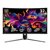 31.5" MSI MPG 321CURX QD-OLED Monitor, 1700R, 3840 x 2160, 240Hz, 0.03ms, Adaptive Sync, HDR,1.5M:1, HDMI / DP/ USB-C