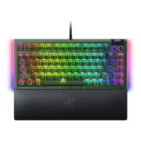 Razer BlackWidow V4 75% RGB Orange Switch Mechanical Gaming Keyboard Green Edition