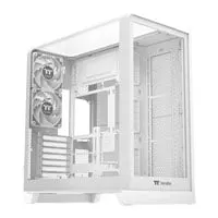 Thermaltake View 390 TG, Snow White, Dual Chamber Mid Tower, 2x CT120 Fans, Back-Connect, USB 3.2, mITX / mATX / ATX