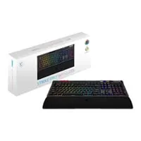 MSI STRIKE PRO Mechanical Keyboard, RGB, Kailh Midnight Pro Silent Switches, Hybrid N-Key Rollover, 2.4GHz / BT / USB