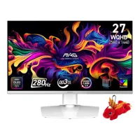 MSI MAG 272QPW QD-OLED X28 27" QHD QD-OLED 280Hz 0.03ms Gaming Monitor - White