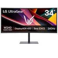 34" LG 34G630A-B UltraGear Monitor, VA, 3440x1440, 1ms, 240Hz, FreeSync Premium, 4000:1, HDR400, HDMI / DP / USB