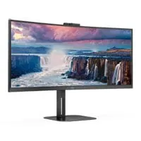 34" AOC CU34V5CW Curved Gaming Monitor, 1500R, VA, 3440x1440, 1ms, 100Hz, FreeSync, 3000:1, HDMI/DP/USB-C