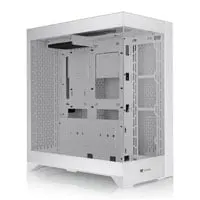 Thermaltake CTE E600 MX Snow Chassis, White, CTE Form Factor, Dual Front Panels, USB-C 3.2 Gen 2, mITX/mATX/ATX/EATX