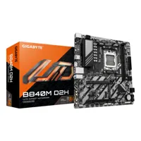 GIGABYTE B840M D2H Motherboard - AMD Ryzen 9000 CPUs. 5+2+2 Phases VRM