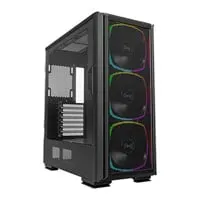 Montech SKY TWO GX Mid Tower Chassis, Tempered Glass, Black, 3x 140mm HAF ARGB Fans, USB TYPE-C, EATX/ATX