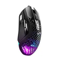 SteelSeries Aerox 5 Gaming Mouse, Black, Ultra-lightweight, TrueMove Air Sensor, 18000DPI, 9 Programmable Buttons, USB