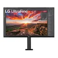 32" LG 32UN880K-B UltraFine Monitor With ErgoArm, IPS, 95% sRGB, 4K, 60Hz, 5ms, 1000:1, HDR10 HDMI/USB-C