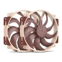 140mm Noctua NF-A14x25r G2 PWM Sx2 PP Fans, 9 Blade, Round Frame Fan, 1500rpm, SSO2 Bearing, Anti-Vibration Pads, PWM