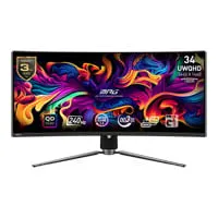 34" MSI 341CQPX Curved Gaming Monitor, 1800R, OLED, 3440x1440, DisplayHDR 400, 0.03ms, 240Hz, AdaptiveSync DP/HDMI/USB-C