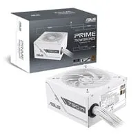 750W ASUS Prime Bronze, White, Wired, 80 PLUS Bronze, Single Rail, 62.5A, 135mm Dual Ball Bearing Fan, ATX